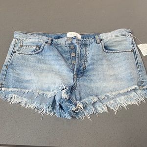 Free people Jean shorts